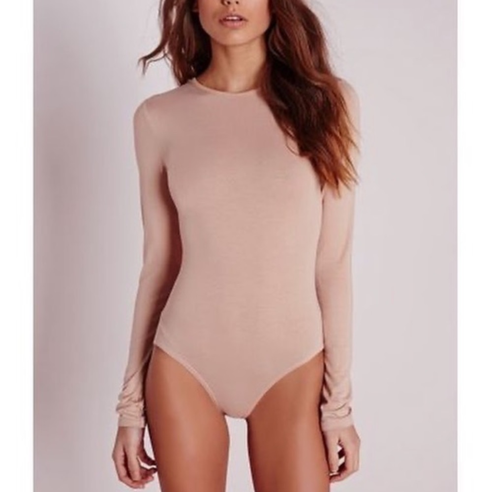 Missguided Nude bodysuit NWT